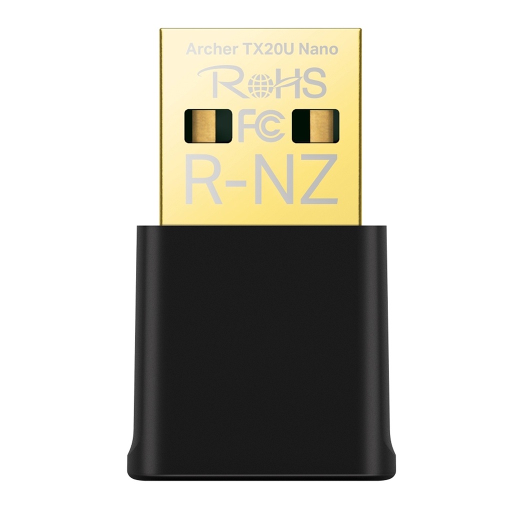 [TX20U-NANO] TP-Link - Adaptador USB Inalambrico Nano WiFi 6 Doble Banda de Alta Ganancia AX1800