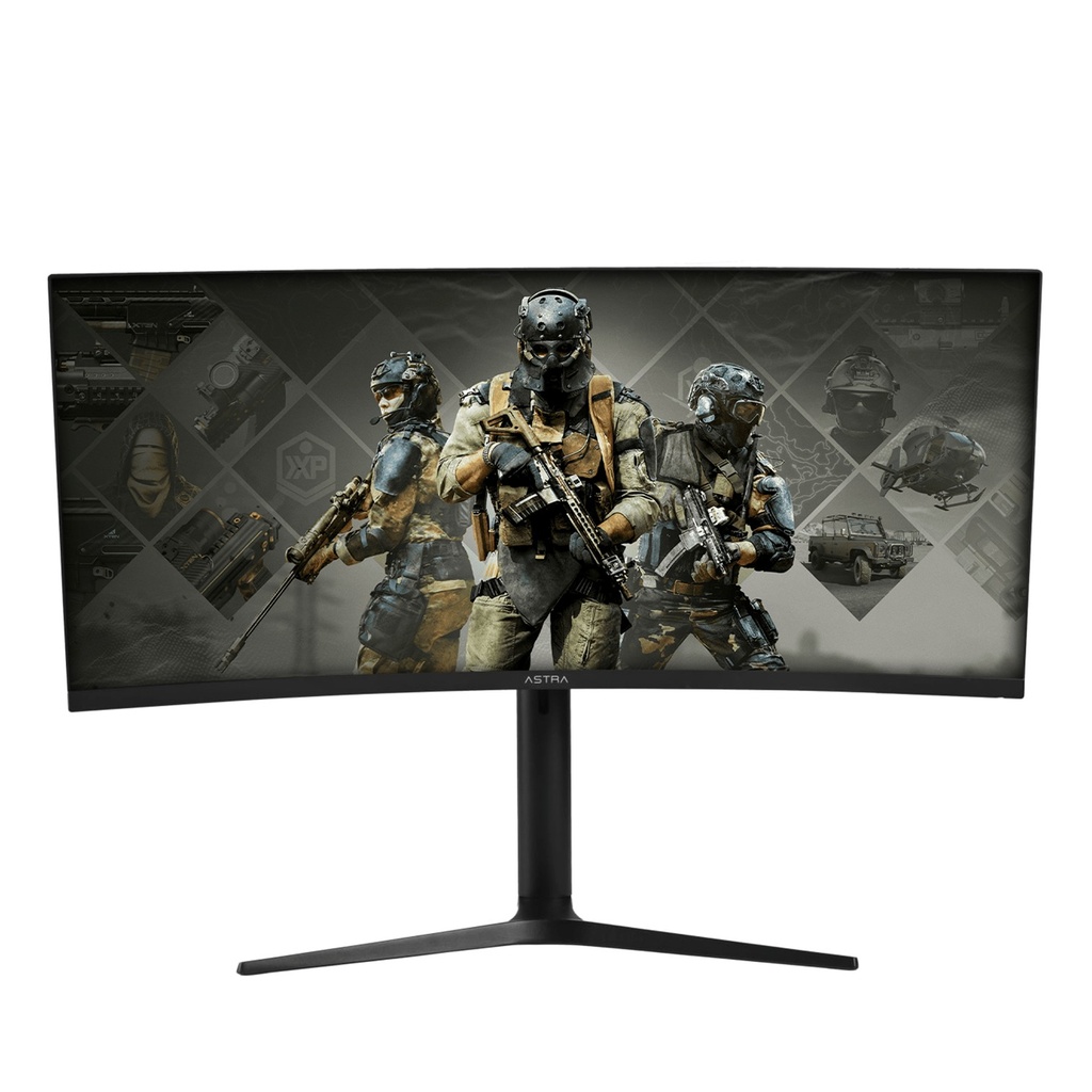 [3400JXE10] Astra - Monitor Gaming 34" Curvo 180Hz  HDMI / DP con Audio DC RGB 1MS