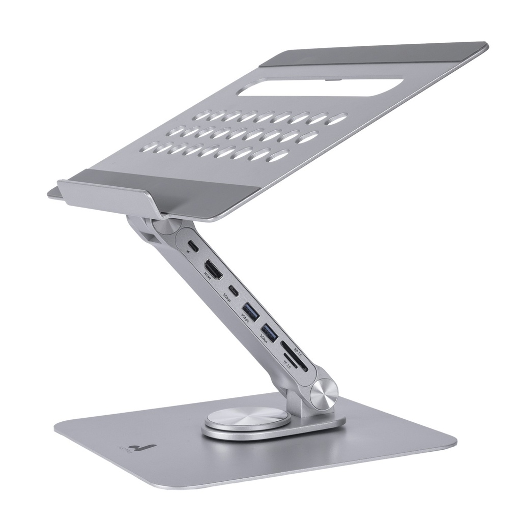 [GSZJ47A] Astra - Base Metalica Para Portatil con Dockin Station 7 en 1