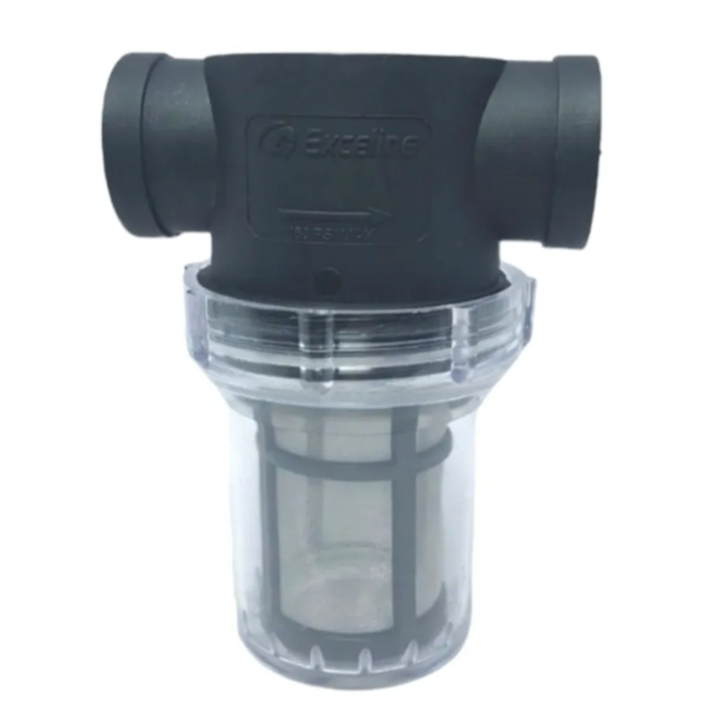 [GFA-075] - Exceline - Filtro de Agua de 3/4 Malla de Acero Inoxidable (Conexiones de entrada y salida 3/4" NPT)