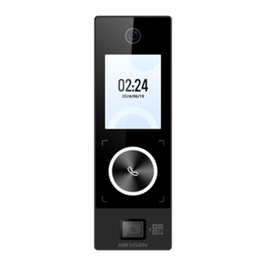 [DS-K1T323MBWX-QRE1(O-STD)] Hikvision - Terminal Facial Min Moe WiFi y PoE con Lector Tarjetas Virtuales Bluetooth con HikConnect Teams 1000 Rostros para Exterior IP65