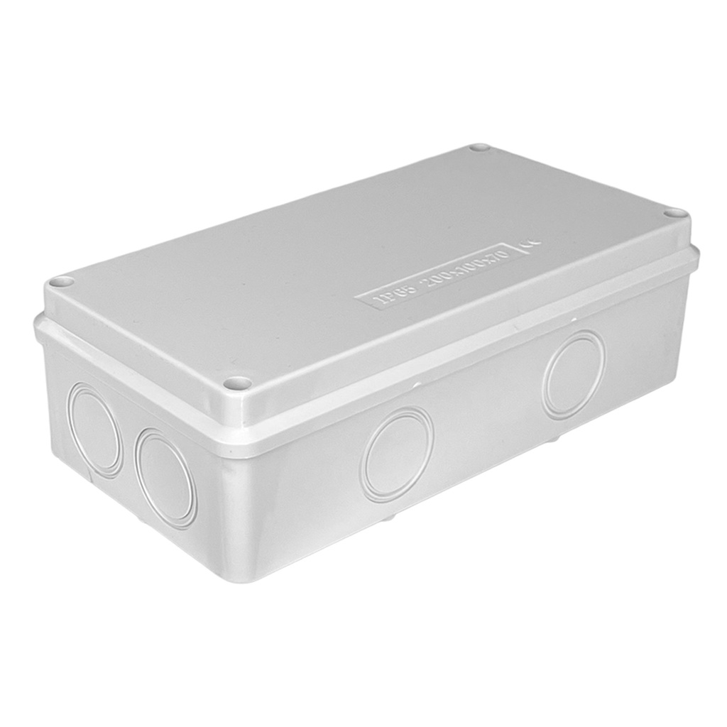 [LS-CAJA 4] Wiretech - Caja de Conexiones Nema Plástica IP65 [Dimensiones 20 x 10 x 7 cm]