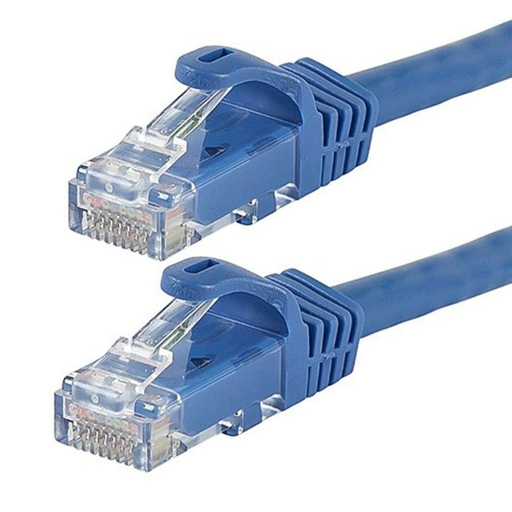 [DH-PFM972-6U-1-blue] Dahua - Patch Cord Cable de Conexión UTP CAT6 (Categoria 6) RJ45 100% Cobre 24 AWG Azul [1 Metro]