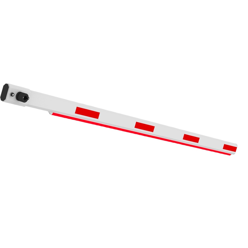 [IPMECD-0262-M60] Dahua - Brazo Recto Telescópico de 6 Metros de Aluminio para Barrera Vehicular Motorizada con Tira de Goma Elástica y Franja de LED Rojo y Verde Peso Aproximado 8.2 kg Compatible con Serie IPMECD-0262