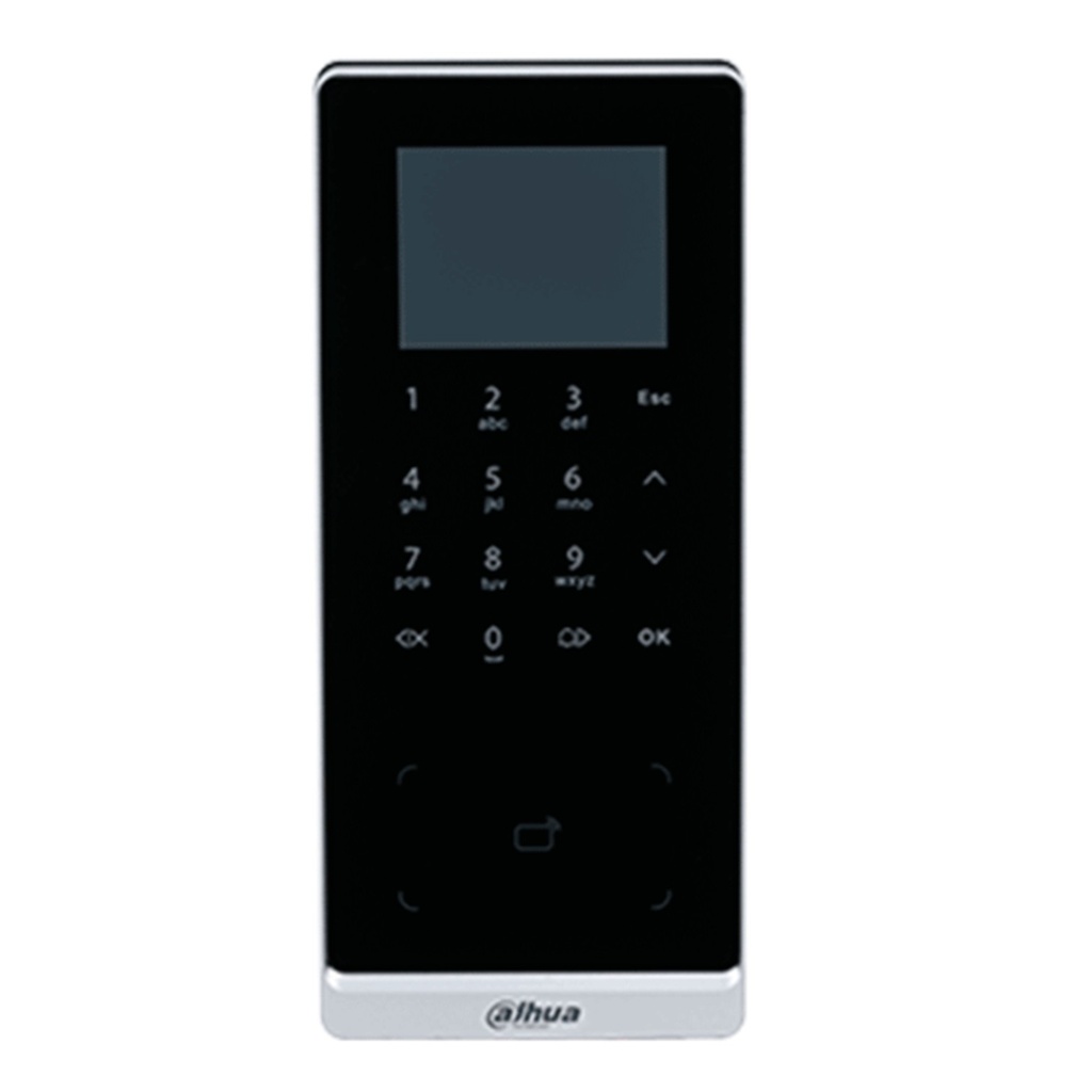 [DHI-ASI2201H-DW] Dahua - Control de Acceso con Pantalla de 2.4" (30.000 Usuarios 30.000 Claves 30.000 Tarjetas ID 3.000 Huellas) Comunicación TCP/IP y Wi-Fi Registro Automático Registro P2P y DHCP para Interiores y Exteriores [Serie ASI2]