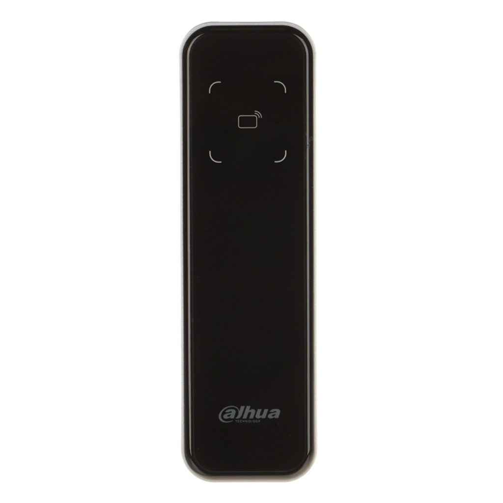 [DHI-ASR2200A] Dahua - Lector de Acceso de Reconocimiento de Tarjetas (IC Mifare) de Identificación Sin Contacto Comunicación RS-485 y Wiegand IP66 Uso en Interiores y Exteriores