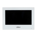 [DHI-VTH2621GW-WP] Dahua - Monitor [Blanco] para Videoportero IP y Wi-Fi Touch de 7" con Puerto PoE (Admite 9 Extensiones Villa 4 de Apartamento 1 Monitor Principal 2 Monitores de Extensión) Uso en Interiores