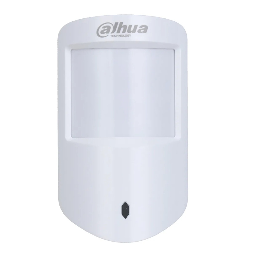 [DHI-ARD2231-W2] Dahua - Detector PIR Inalámbrico Doble Tecnología Interior Inmunidad de Mascotas Led Indicador 3 Niveles de Sensibilidad PIR + Microondas Alarma de Batería Baja Frecuencia 433MHz [Bateria 1 x CR123A]