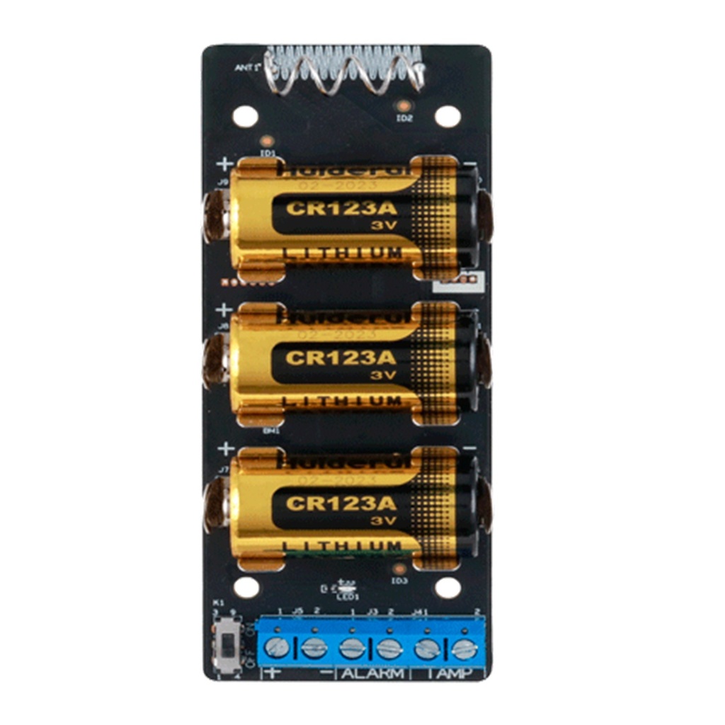 [DHI-ARM320-W2] Dahua - Expansor de Entradas Inalámbricas Alarmas de Intrusión Medica Fuego Emergencia Gas Tamper Frecuencia 433MHz [Bateria 3 x CR123A]