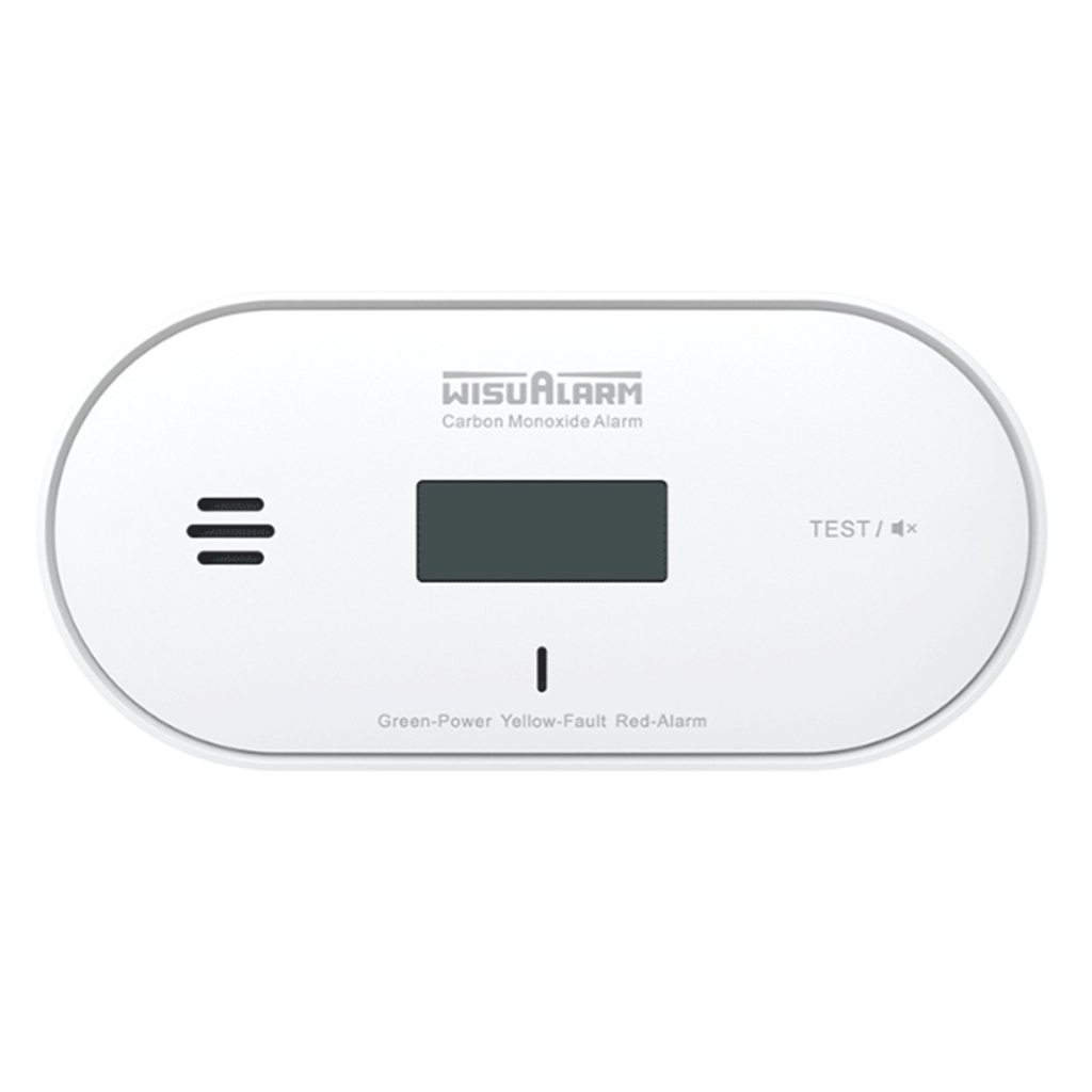 [DHI-HY-GC30A-R8] Dahua - Alarma Detector de Monóxido de Carbono Inalámbrico Interconectado Sensor Electroquímico de CO de Alto Rendimiento para una Detección Precisa de Fugas de Monóxido de Carbono Pantalla retroiluminada [WisuAlarm]