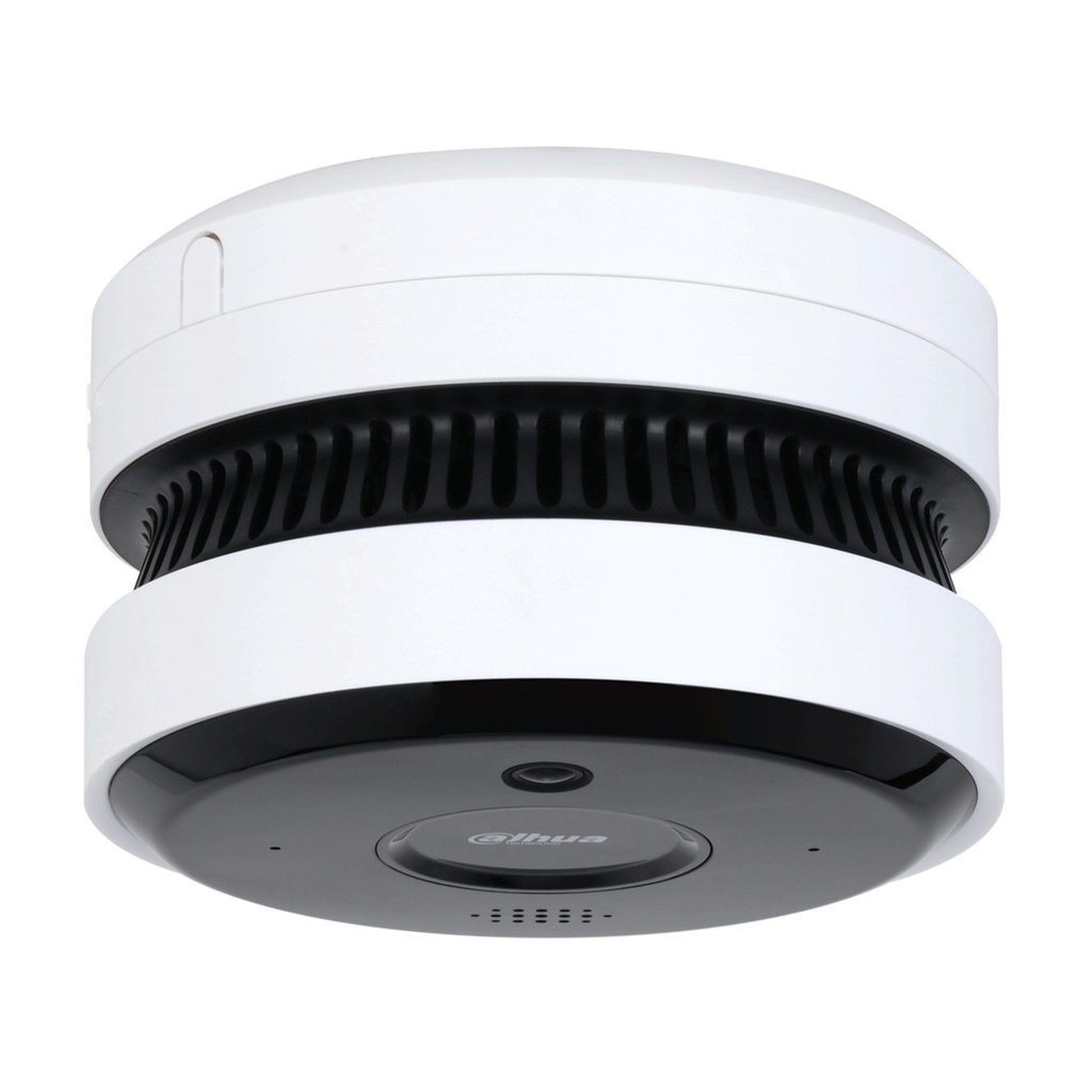 [DHI-HY-SAV849HAN-E] Dahua - Cámara IP [5MP] con IA para Detección de Incendio Detector Fotoelectrico Buzzer de 85 dB WDR Entrada y Salida de Alarma IR de 20 Metros PoE Microfono y Altavoz Ranura MicroSD [WisuAlarm]