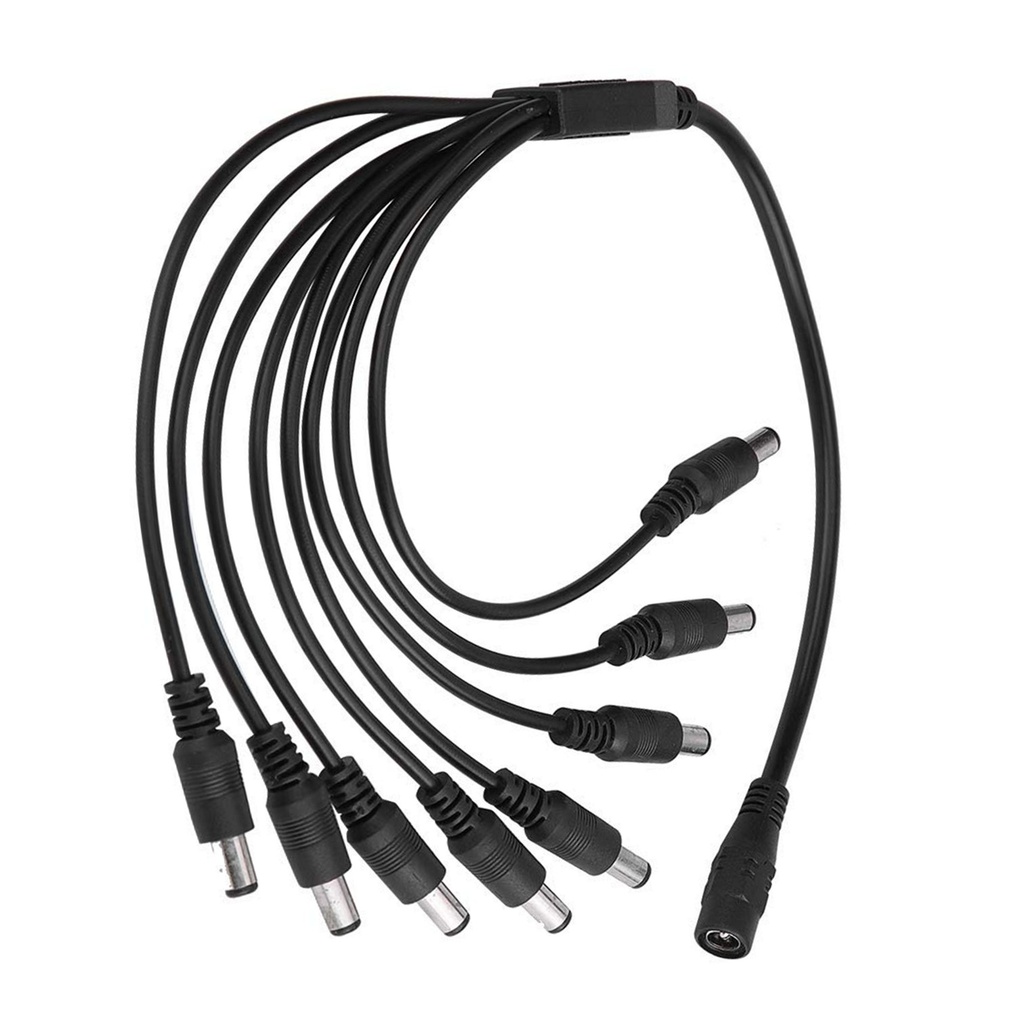 [DH-PFM979-1S8P] Dahua - Cable Divisor de Energía DC de 5.5 mm × 2.1 mm Tipo Splitter (1 hembra a 8 machos)