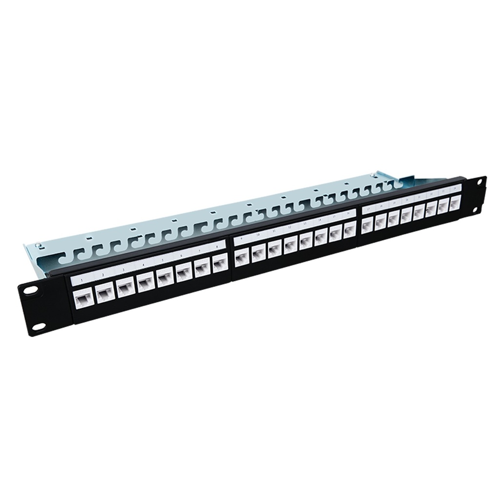 [DH-PFM3973M-5EU-24] Dahua - Patch Panel UTP CAT5e (Categoria 5e) 24 Puertos 19" 1U (Admite Cables Sólidos o Trenzados de 22 a 26 AWG) Compatible con Configuraciones de Cableado T568A y T568B