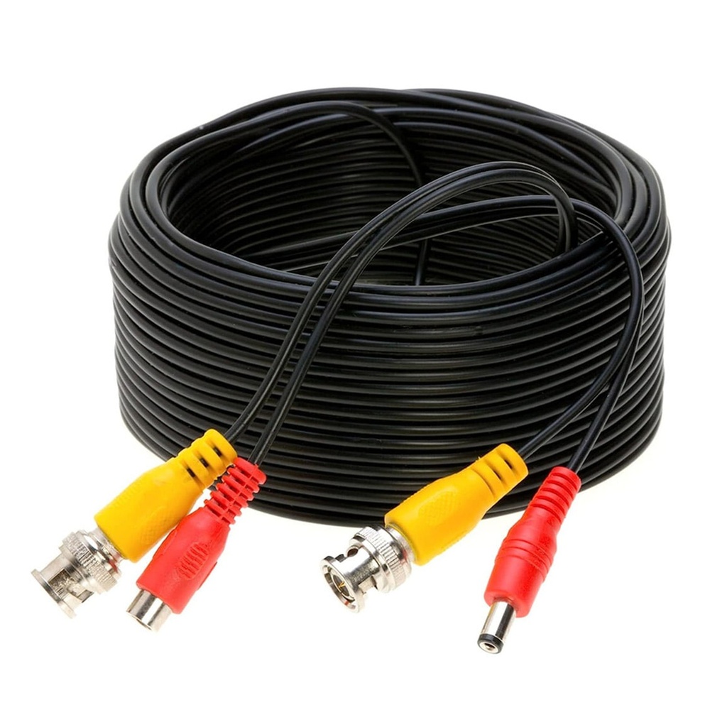 [DH-PFM942I-30-5] Dahua - Cable de Vídeo BNC y Alimentación 12V para Cámaras Resolución Compatible 720p/1080p/4MP/5MP/4K Tecnologías Compatibles AHD/CVI/TVI/CVBS Potencia Máxima 5.6W [30 Metros]