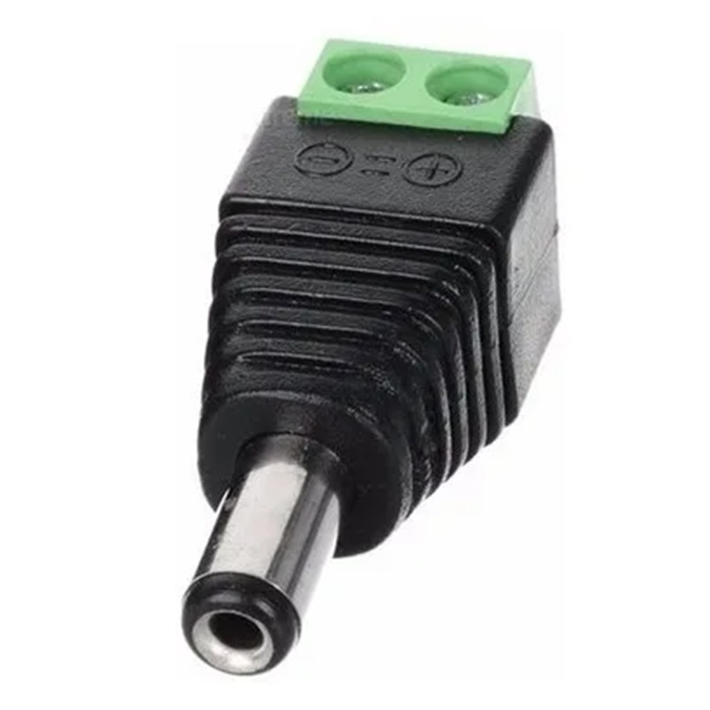 [DH-PFM979-DCP] Dahua - Conector Plug de Alimentación DC 12V Macho 2.1mm [50 Unidades]