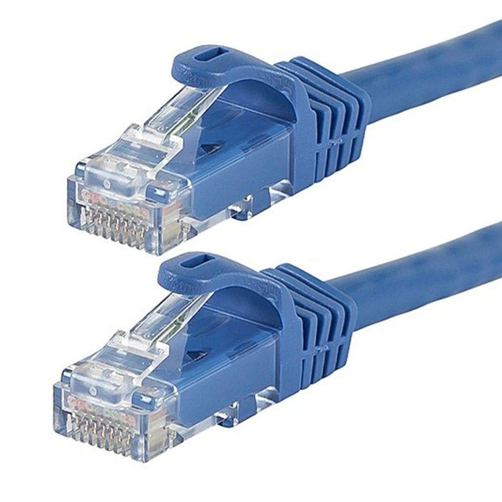 [DH-PFM972-6U-3-blue] Dahua - Patch Cord Cable de Conexión UTP CAT6 (Categoria 6) RJ45 100% Cobre 24 AWG Azul [3 Metros]