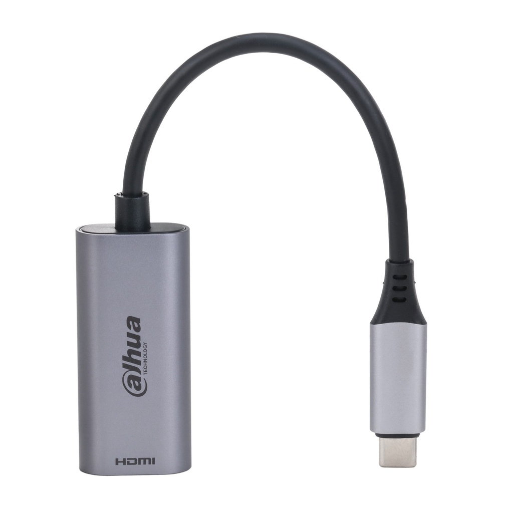 [DH-TC31H] Dahua - Adaptador Convertidor USB 3.1 Tipo C a HDMI 4K Conexión Plug and Play Carcasa Metálica