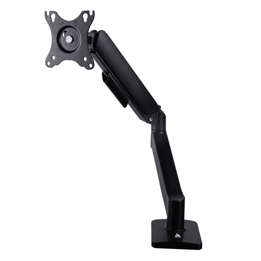 [ASTDA97C013] Astra - Base de Brazo Ajustable de Acero para Monitor 17"-32" hasta 9kg [Negro]