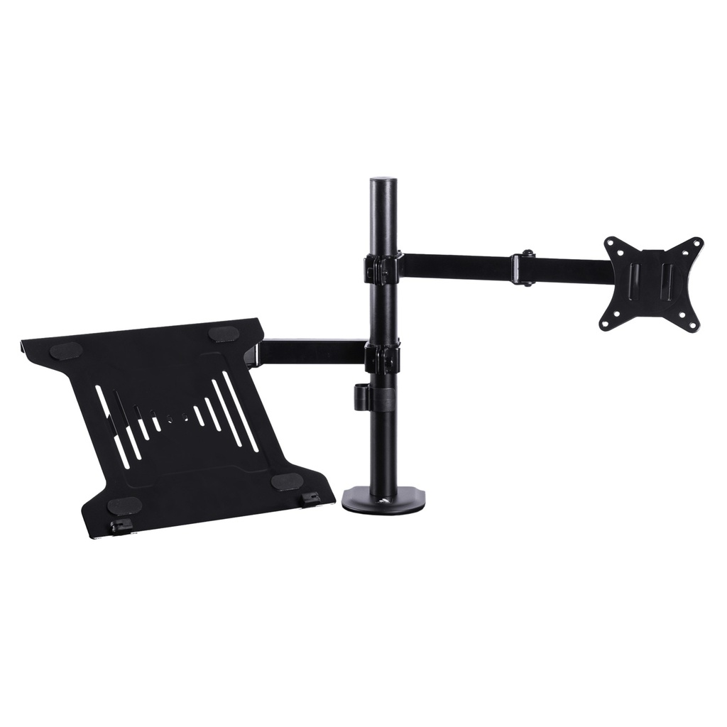 [ASTDA66C024] Astra - Soporte Ajustable de Acero para Monitor 17"-32" y Laptop hasta 9kg [Negro]