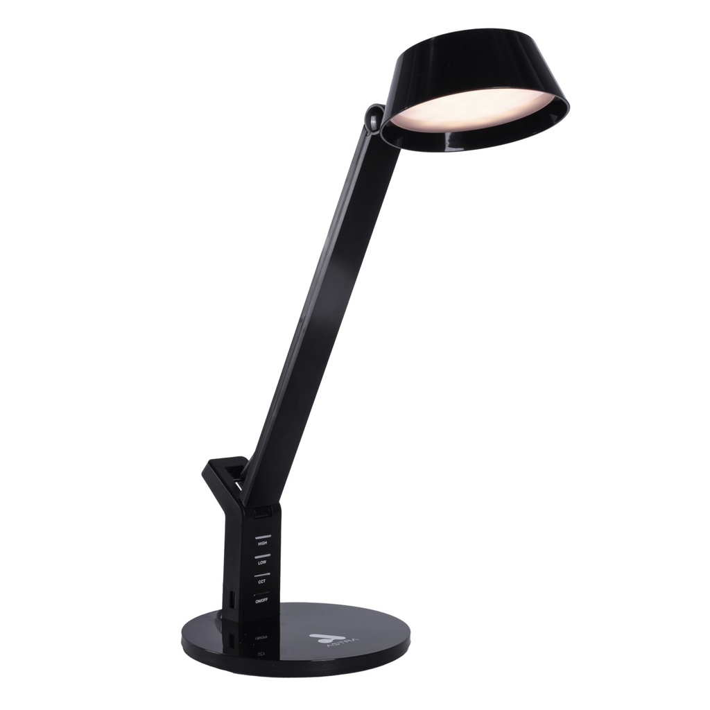 [BL1855BK] Astra - Lámpara LED de Escritorio con Puerto de Carga USB [Negra]