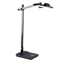 [BL1321] Astra - Lámpara LED de Escritorio Alámbrica con Reloj Digital [Negra]