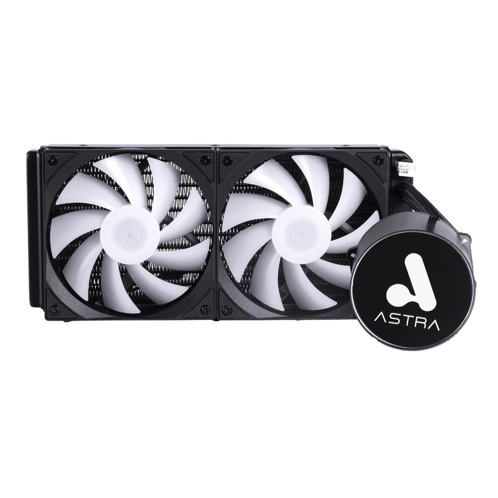 [ASXH240B] Astra - Refrigeración Líquida para CPU Intel/AMD ARGB 240mm 2xFan 71.5CFM [Negro]