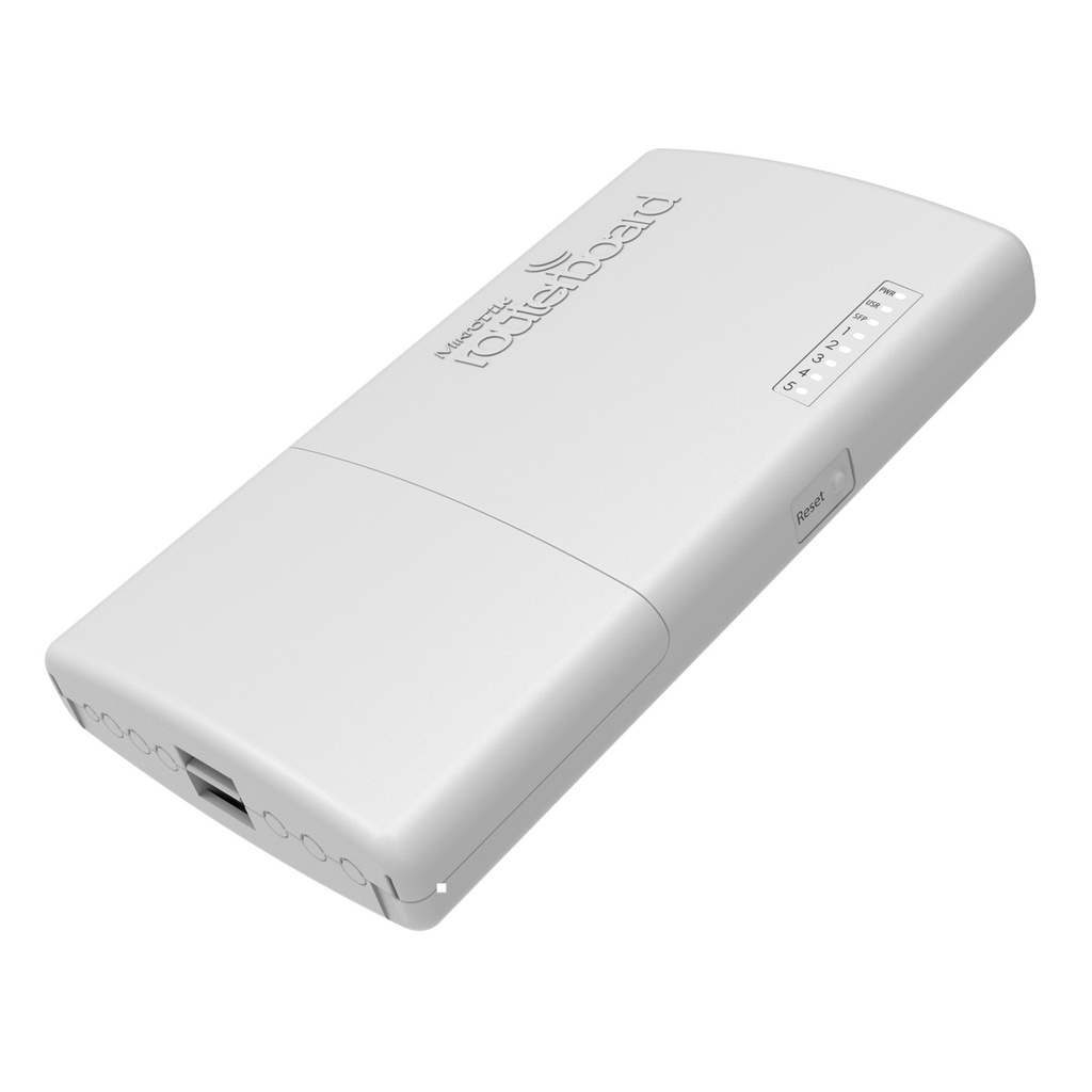 [RB960PGS-PB] Mikrotik - (PowerBox Pro) RouterBoard para Exterior 5 Puertos Gigabit PoE Pasivo o 802.3af/at