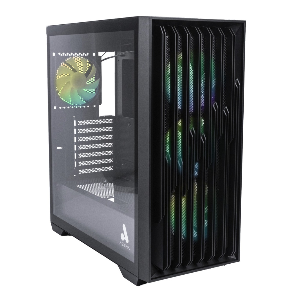 [ASC16] Astra - Case Gaming  4 FAN RGB  [Negro]