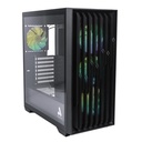 [ASC16] Astra - Case Gaming  4 FAN RGB  [Negro]