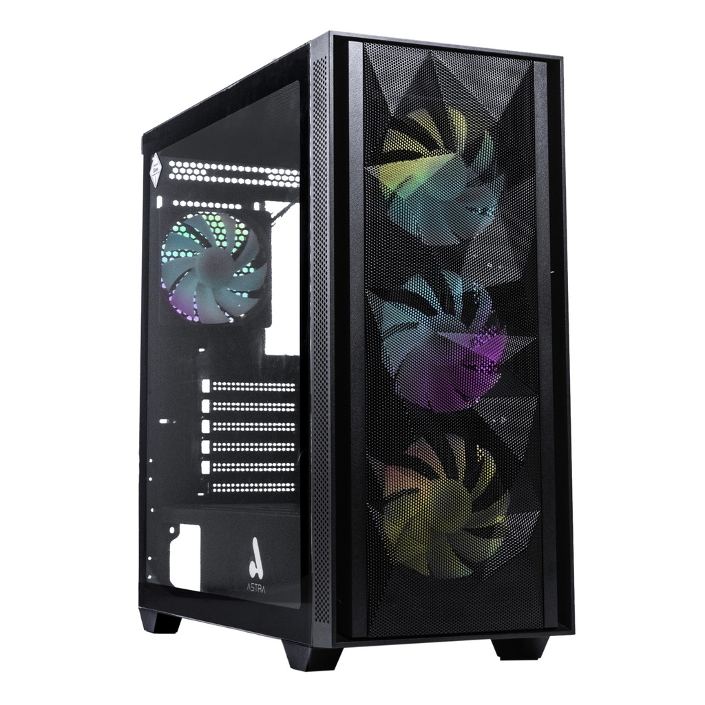 [ASE622] Astra - Case Gaming 3 FAN RGB  [Negro]