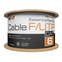 [AB356NXT37] Nexxt - Cable F/UTP CAT6 (Categoría 6) Blindado 23AWG CMX Exterior (Negro) [305m/1000ft]