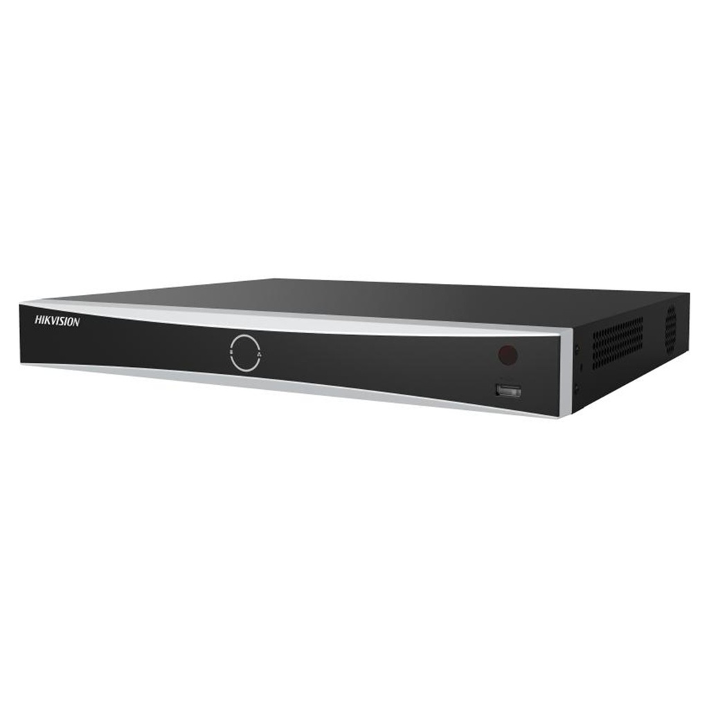 [DS-7616NXI-I2/16P/VPro] Hikvision - NVR 4K [32MP] 16 Canales IP 16 Puertos POE+ Salida de vídeo 4K AcuSense Reconocimiento Facial POS Alarmas I/O