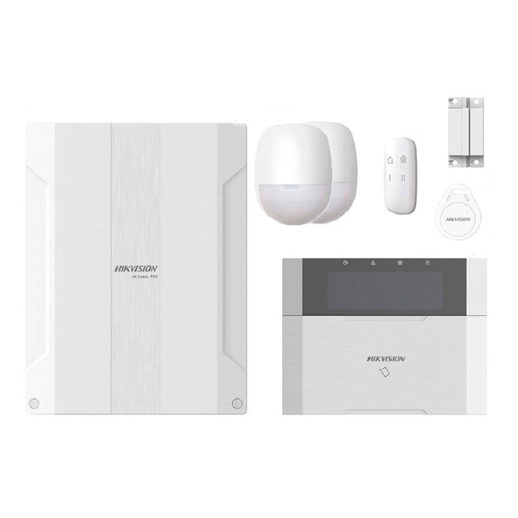 [DS-PHA64-Kit-WB(B)(O-STD)] Hikvision - Kit de Alarma AxPro Hibrido 64 Zonas
