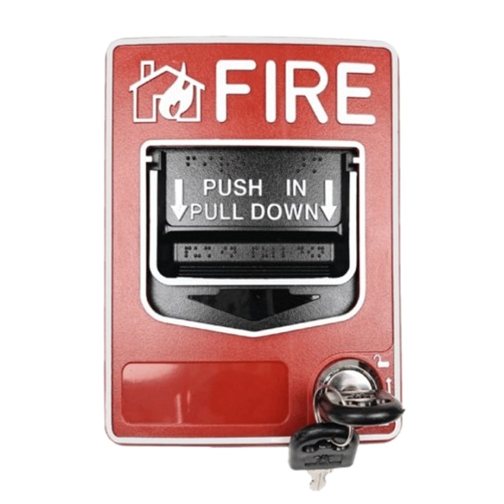[DHI-HY-C124] Dahua - Estación Manual de Alarma Contra Incendios Convencional Activación por Tracción (Pull Station) Voltaje de Operación de 9 VCC a 28 VCC Corriente de Alarma de 45 mA Certificación CE Montaje en pared para uso... [Convencional]