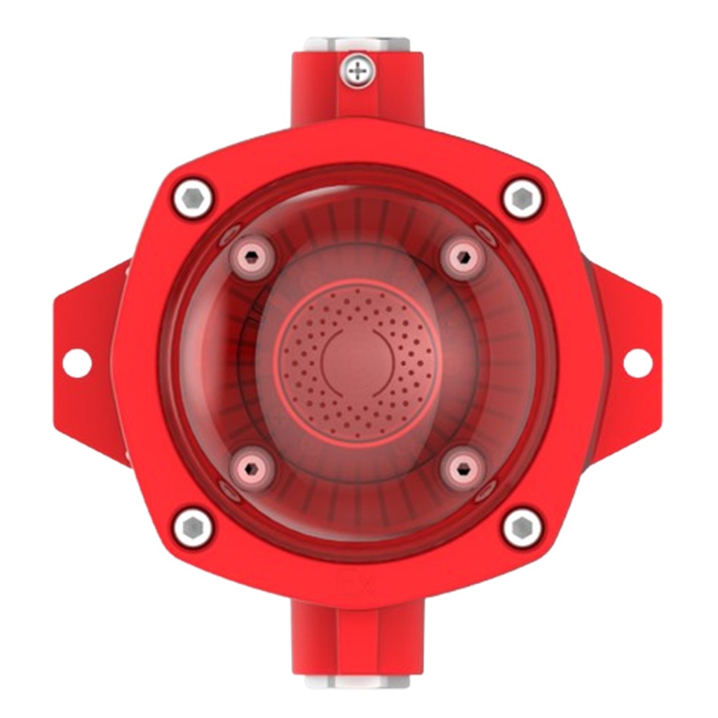 [DHI-HY-A0520E-CTXF] Dahua - Sirena con Estroboscopio Direccionable a Prueba de Explosiones Rango de dirección de 1 a 254 Voltaje de operación de 24 VCC Volumen de alarma de 75 dB a 115 dB a 3 metros Clasificación a prueba... [WisuAlarm]
