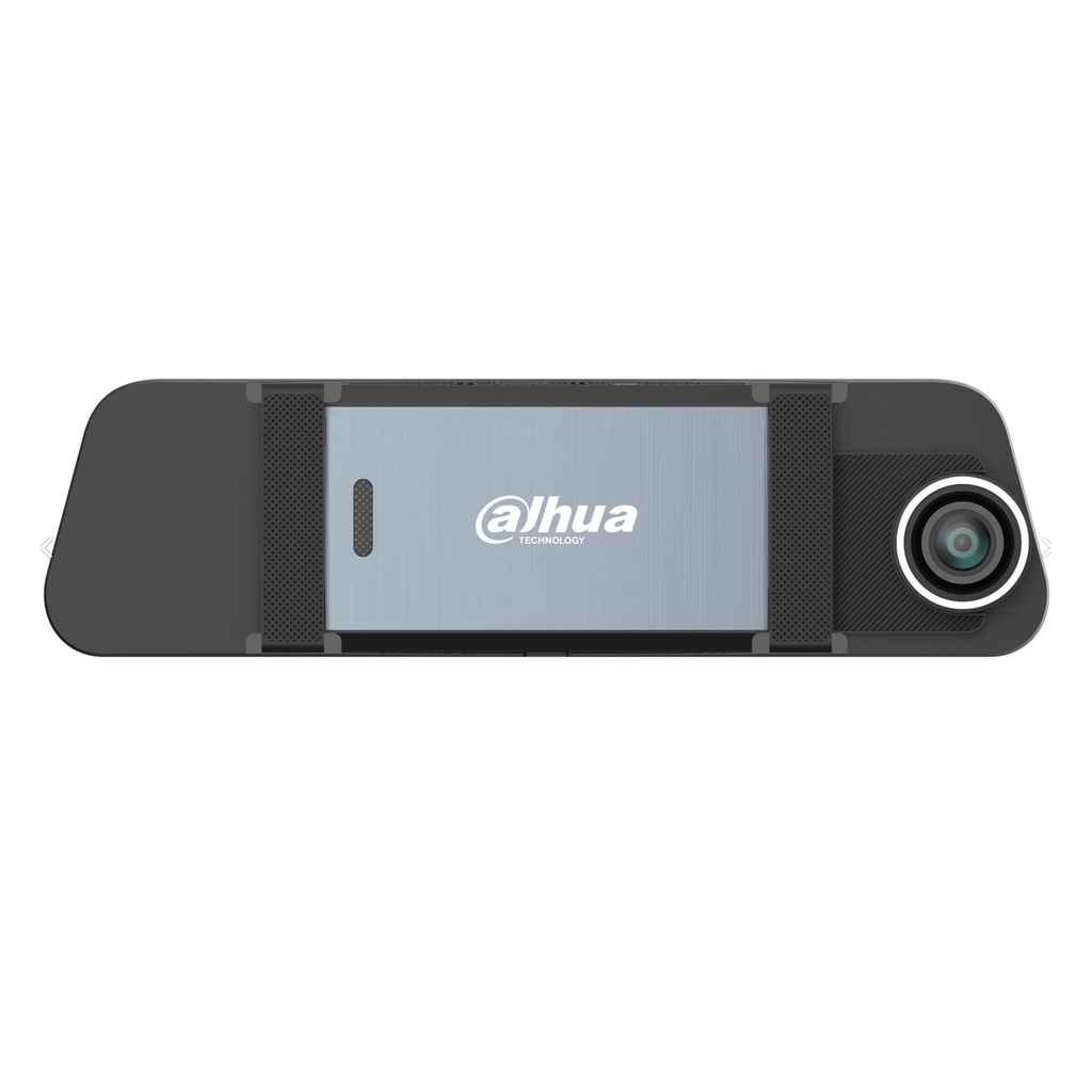 [DHI-DAE-HC5711GW-T5] Dahua - Dashcam Vehicular Resolución 4K Frontal y 1080P Trasera Pantalla Táctil de 9.66 Pulgadas Compresión de Video H.265 Interfaz WiFi AP Sensor G Incorporado Micrófono y Altavoz Integrados Alimentación de 5 VCC 3 A Entrada...
