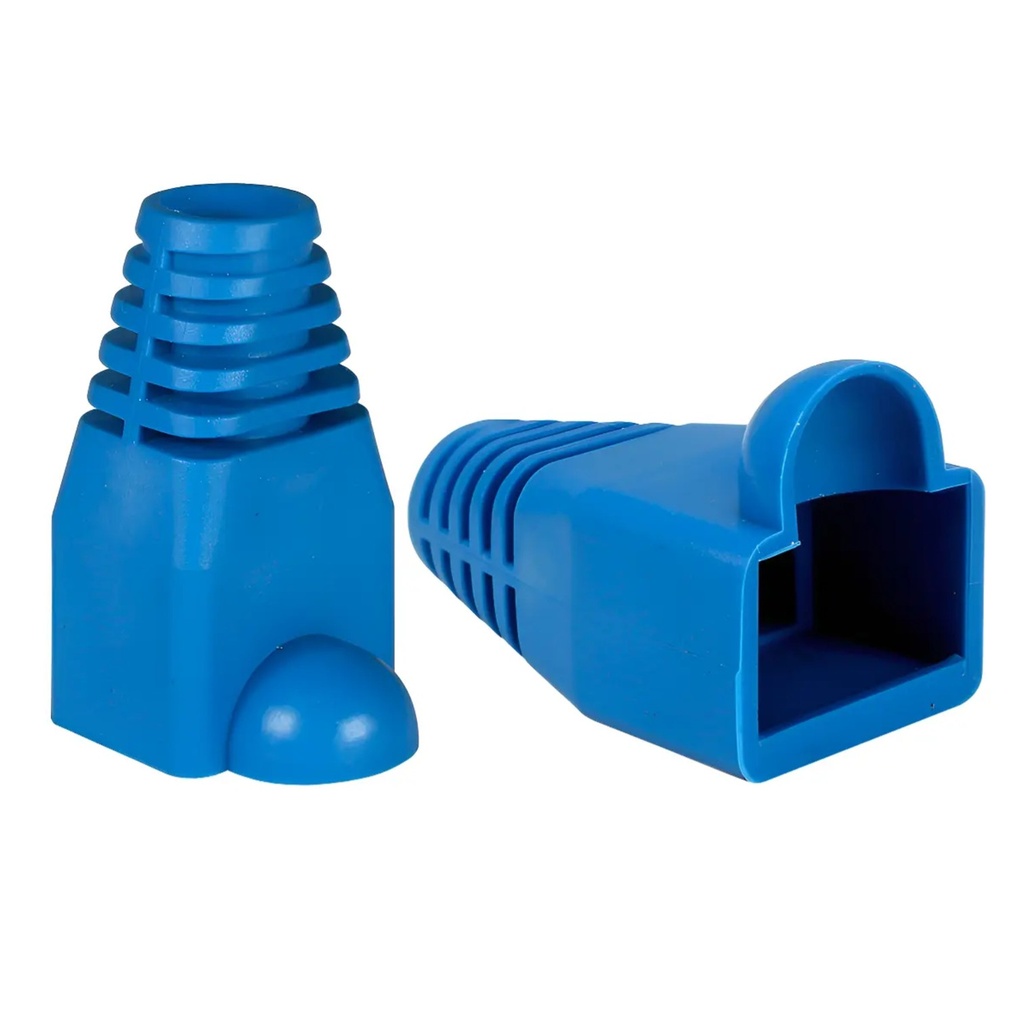 [DH-PFM976C-6-blue] Dahua - Bolsa de 100 Capuchones para Conectores RJ-45 de Red Categoría CAT6 Color Azul Protección para Conectores RJ45 contra Polvo Humedad y Tensión Mecánica Material de PVC Flexible Diseño Ergonómico para Fácil Instalación...