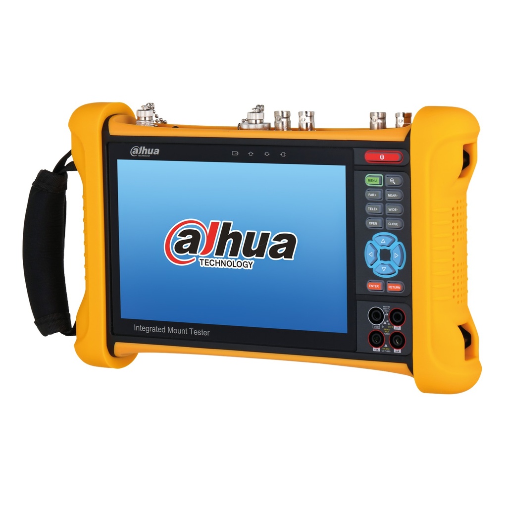 [DH-PFM906-E-V2] Dahua - Probador Integrado de Montaje con Pantalla Táctil IPS de 7 Pulgadas Resolución 1920x1200 Soporte para IPC HDCVI AHD HDTVI CVBS y SDI Entrada y Salida HDMI Puertos Ethernet RJ45 10/100/1000 Mbps Interfaz RS-485 Salida...