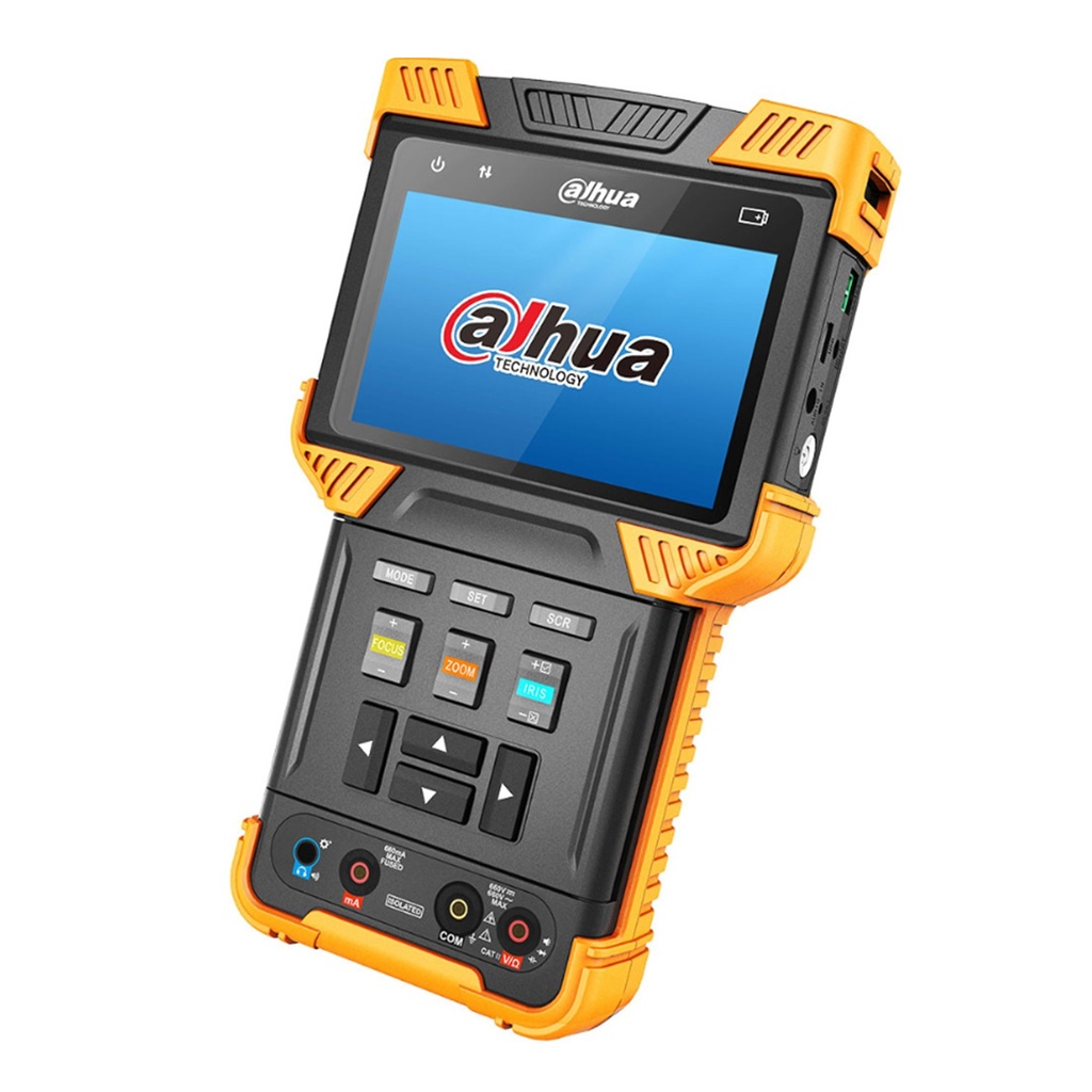 [DH-PFM900-E-V2] Dahua - Probador de Montaje Integrado para Cámaras IP Analógicas HDCVI AHD TVI y CVBS Pantalla TFT de 4.0 Pulgadas Resolución 800 x 480 Decodificación de Video H.264 y H.265 Salida de Alimentación de 12 VCC 2A y PoE Pruebas...