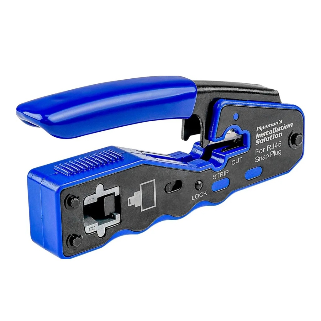 [STC-RJ45-CT-PT] STC - Herramienta Crimpeadora para RJ45 Pass Trought Pasante EZ