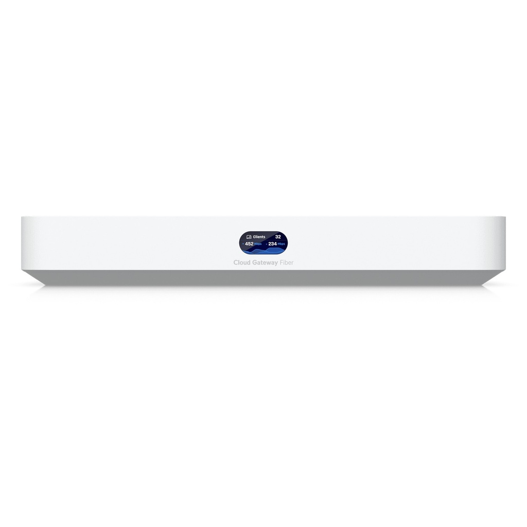 [UCG-Fiber] Ubiquiti - Router y Gateway (Todo en Uno) de 10G Diseñado para Escritorio con Switch Integrado de 4 Puertos 2.5 GbE y 1 Puerto 10G SFP+ Compatibilidad Total con Full Stack UniFi