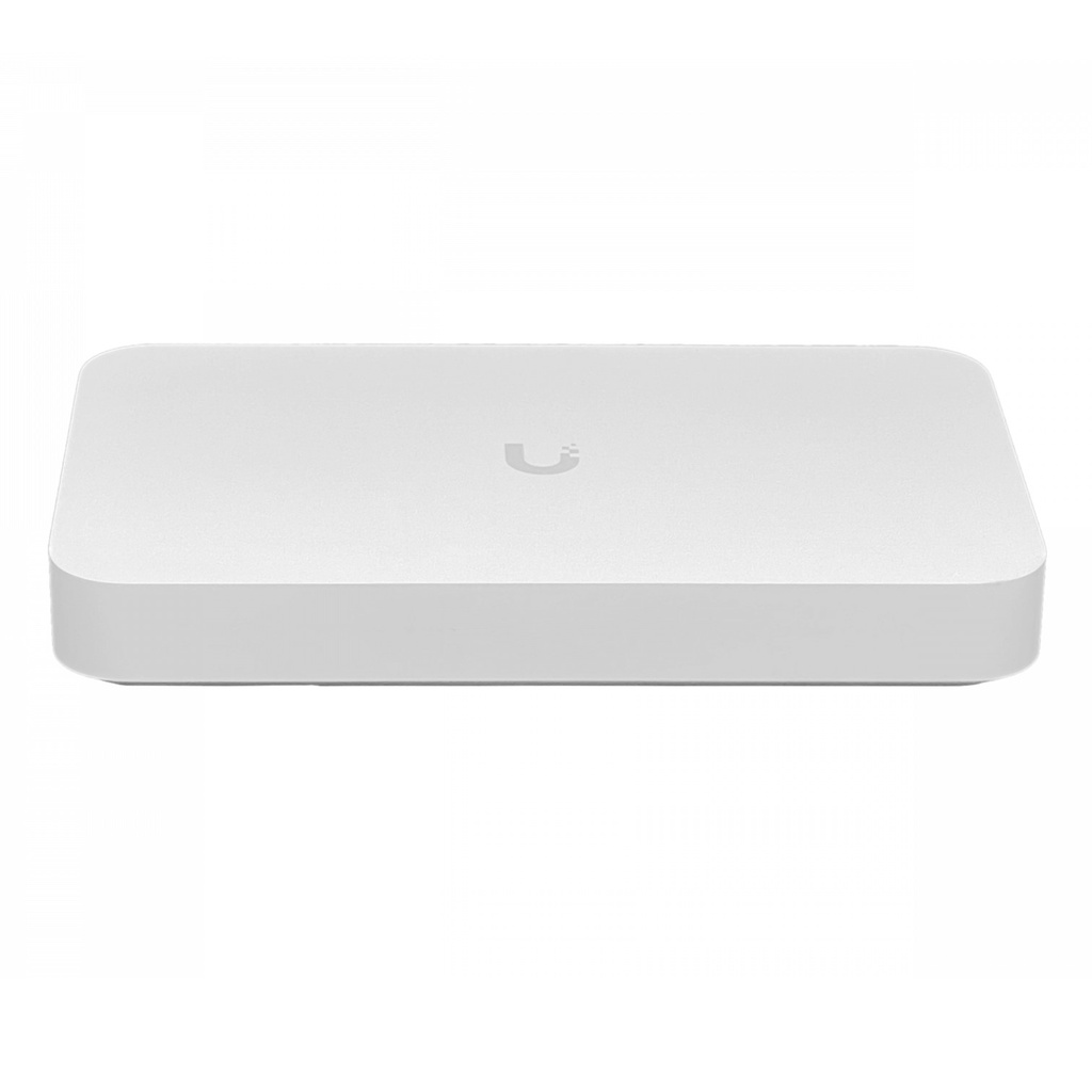 [UXG-Fiber] Ubiquiti - Router y Gateway (Todo en Uno) de 10G Diseñado para Escritorio con Switch Integrado de 4 Puertos 2.5 GbE (1) puerto WAN de 10G SFP+ (1) 10 GbE RJ45 (1) puerto LAN de 10G SFP+ Unifi