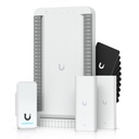 [UA-SK-Elevator] Ubiquiti - Kit de Inicio para Ascensor UniFi Access PoE para Selección de Piso hasta 18 Pisos Incluye Elevador Hub G2 Lector 2 Extensores PoE 10 Tarjetas de Acceso NDAA Cumple Interior y Exterior