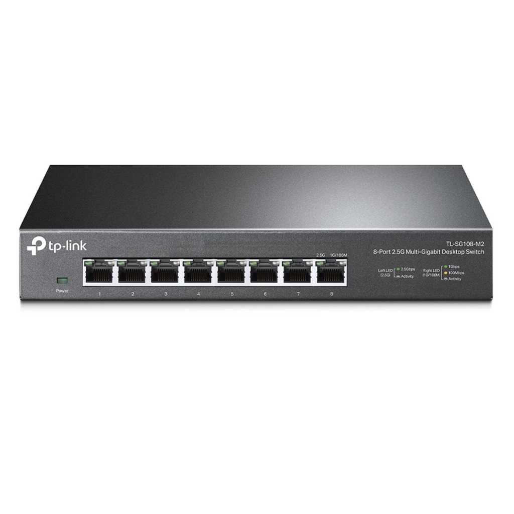 [TL-SG108-M2] TP-Link - Switch de Escritorio de 8 Puertos a 2.5 Gigabit