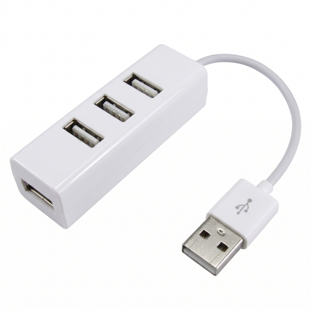 [ADA067] Hub USB con 4x Puertos USB-A 2.0 [Blanco]
