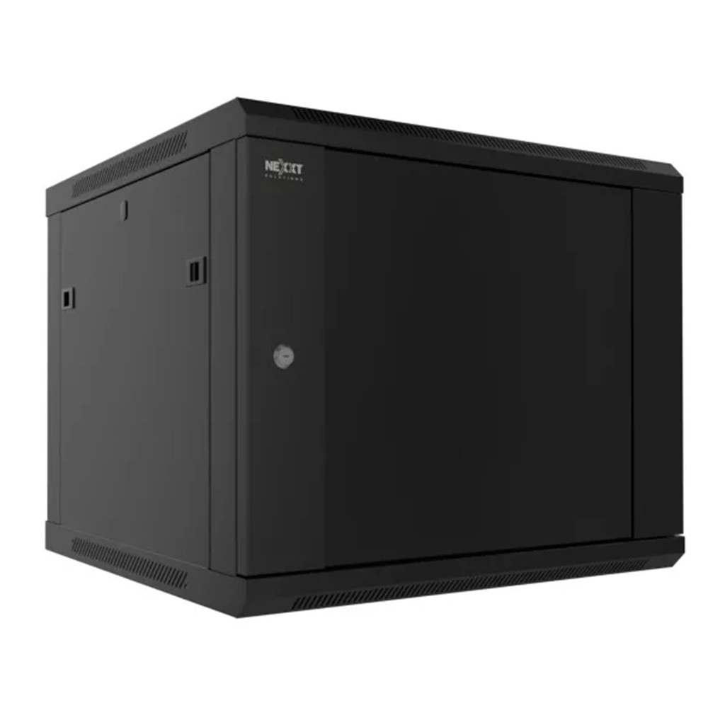 [AW223NXT03] Nexxt - Rack de Pared [9U] Cerrado con Puerta de Vidrio 600x450mm [Negro]