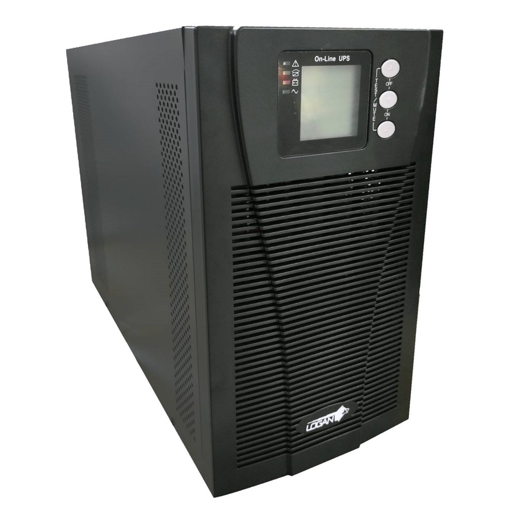 [L-PW3000-9603KS-V2] Logan - UPS Interactivo En Línea 3000VA 1800W Pantalla LCD 110V [4] Tomas Protegidas [4 en Reserva]