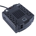 [ASRV1200VA] Astra - Regulador Automático de Voltaje 120V 1200VA/600W [8] x Tomas y [2] x USB-A