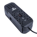 [ASRV1000VA] Astra - Regulador Automático de Voltaje 120V 1000VA/500W [8] x Tomas y USB-A/USB-C