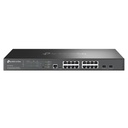 [SG3218XP-M2] TP-Link - Switch L2+ de 16 Puertos a 2.5G y 2 SFP+ a 10G con 8 PoE+ 240W de Alimentación PoE [Omada]
